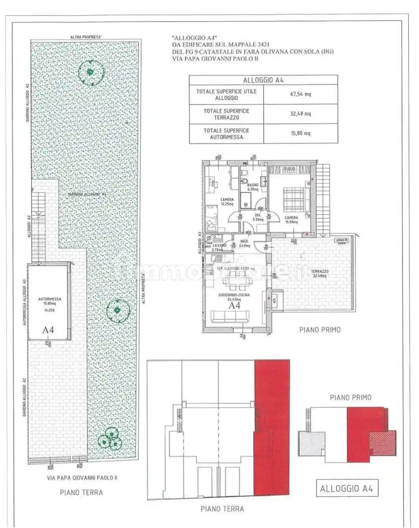 Appartamento in vendita a Fara Olivana con Sola