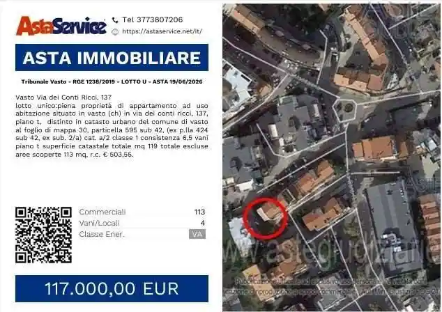 Appartamento in vendita a Vasto