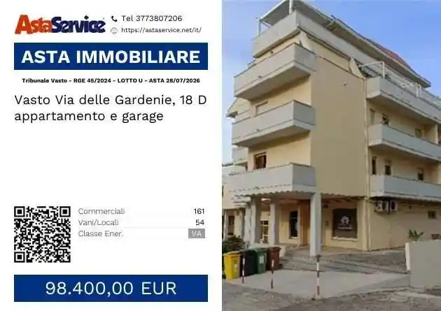Appartamento in vendita a Vasto
