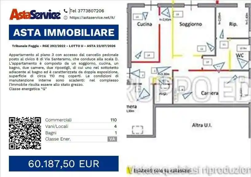 Appartamento in vendita a Margherita di Savoia