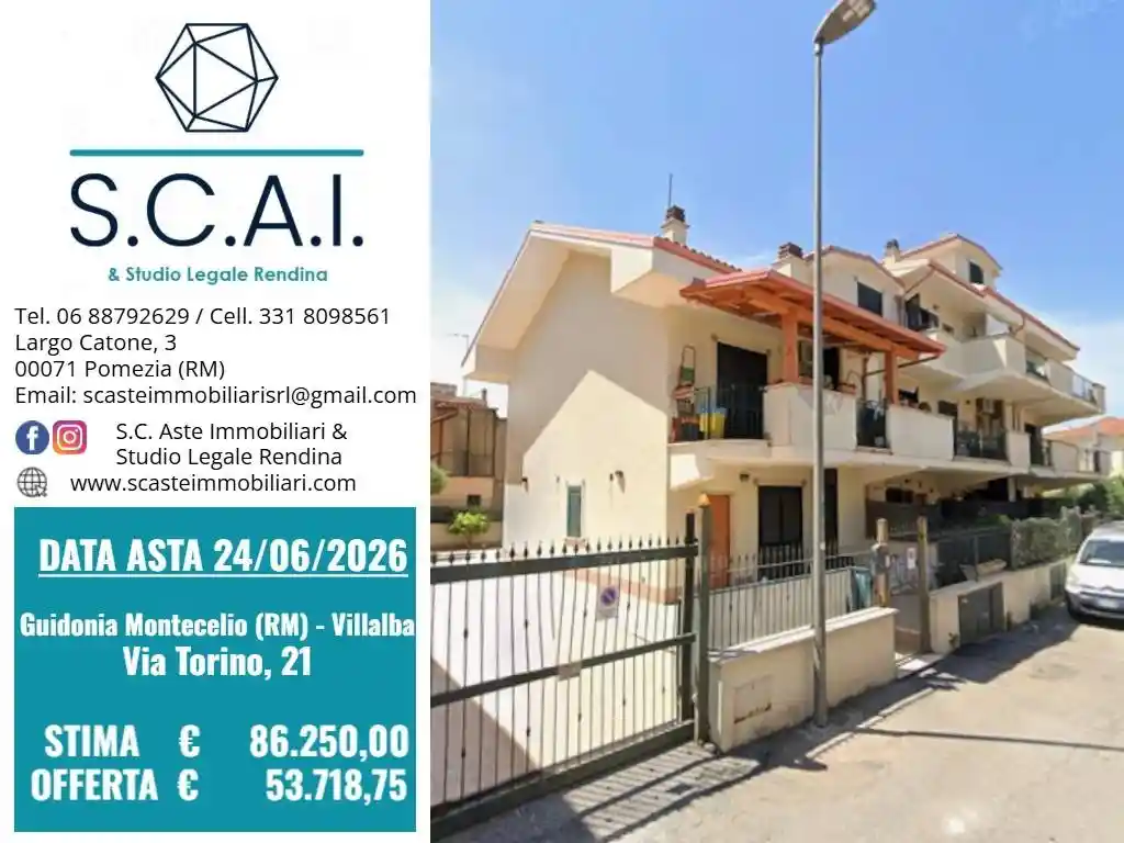Appartamento in vendita a Guidonia Montecelio