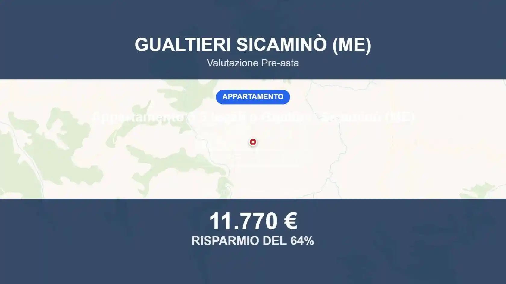 Appartamento in vendita a Gualtieri Sicaminò