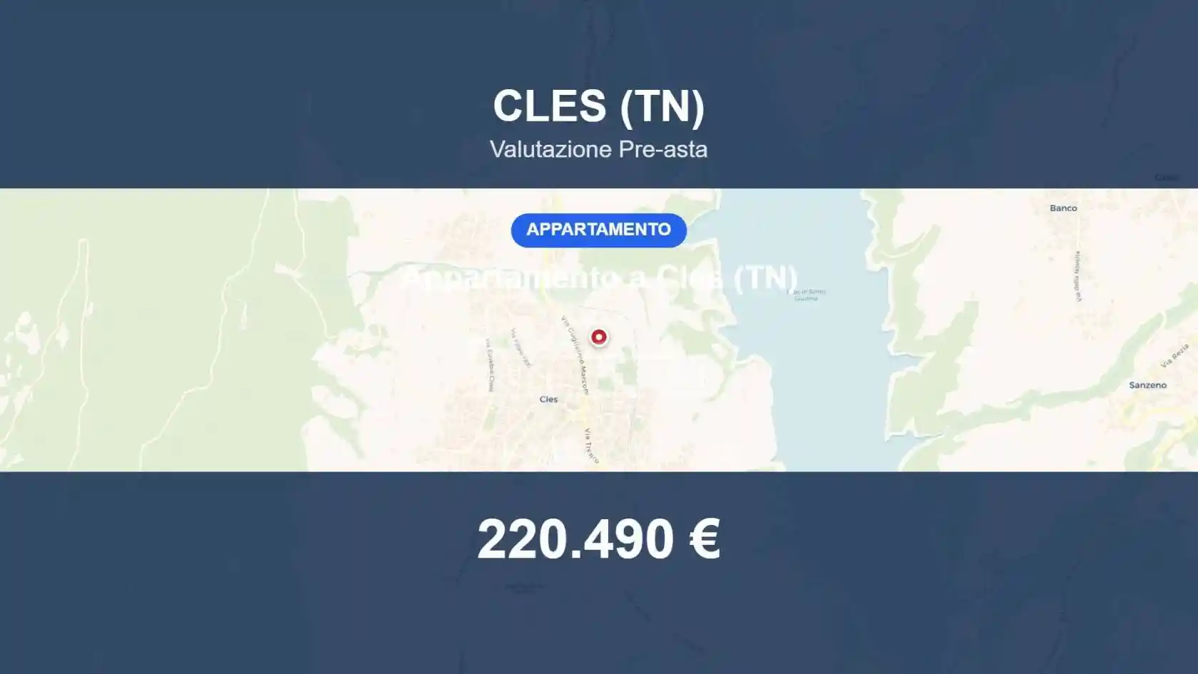 Appartamento in vendita a Cles