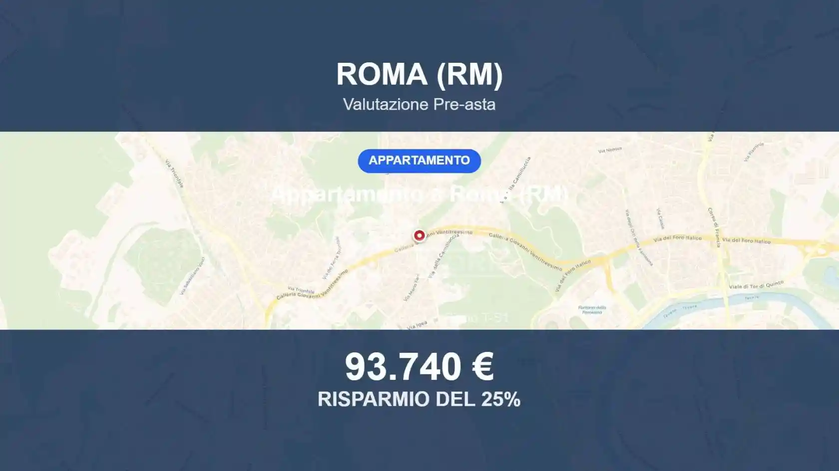 Appartamento in vendita a Roma