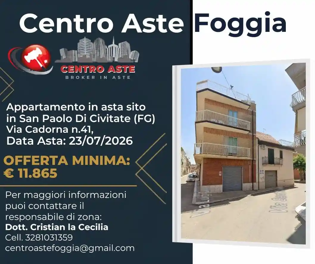 Appartamento in vendita a San Paolo di Civitate