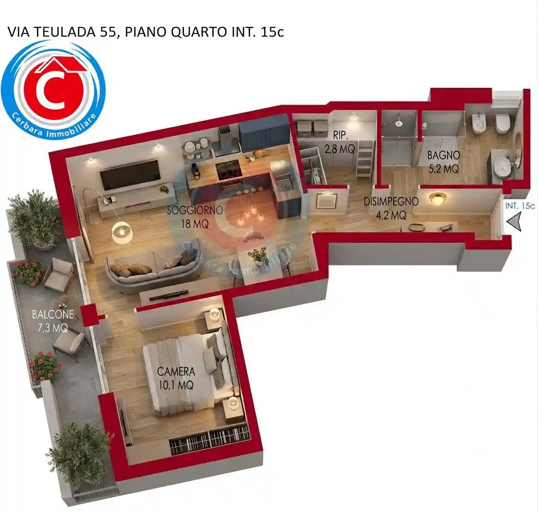 Appartamento in vendita a Roma