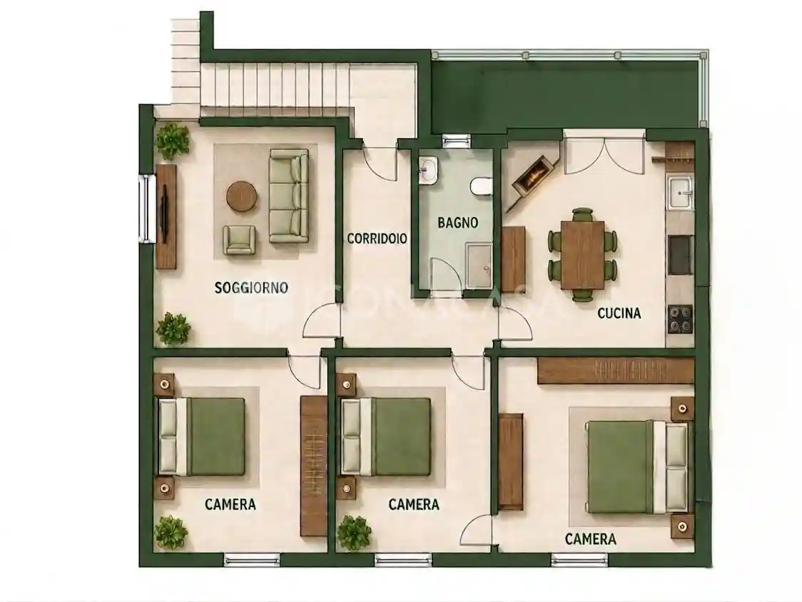 Appartamento in vendita a Bientina