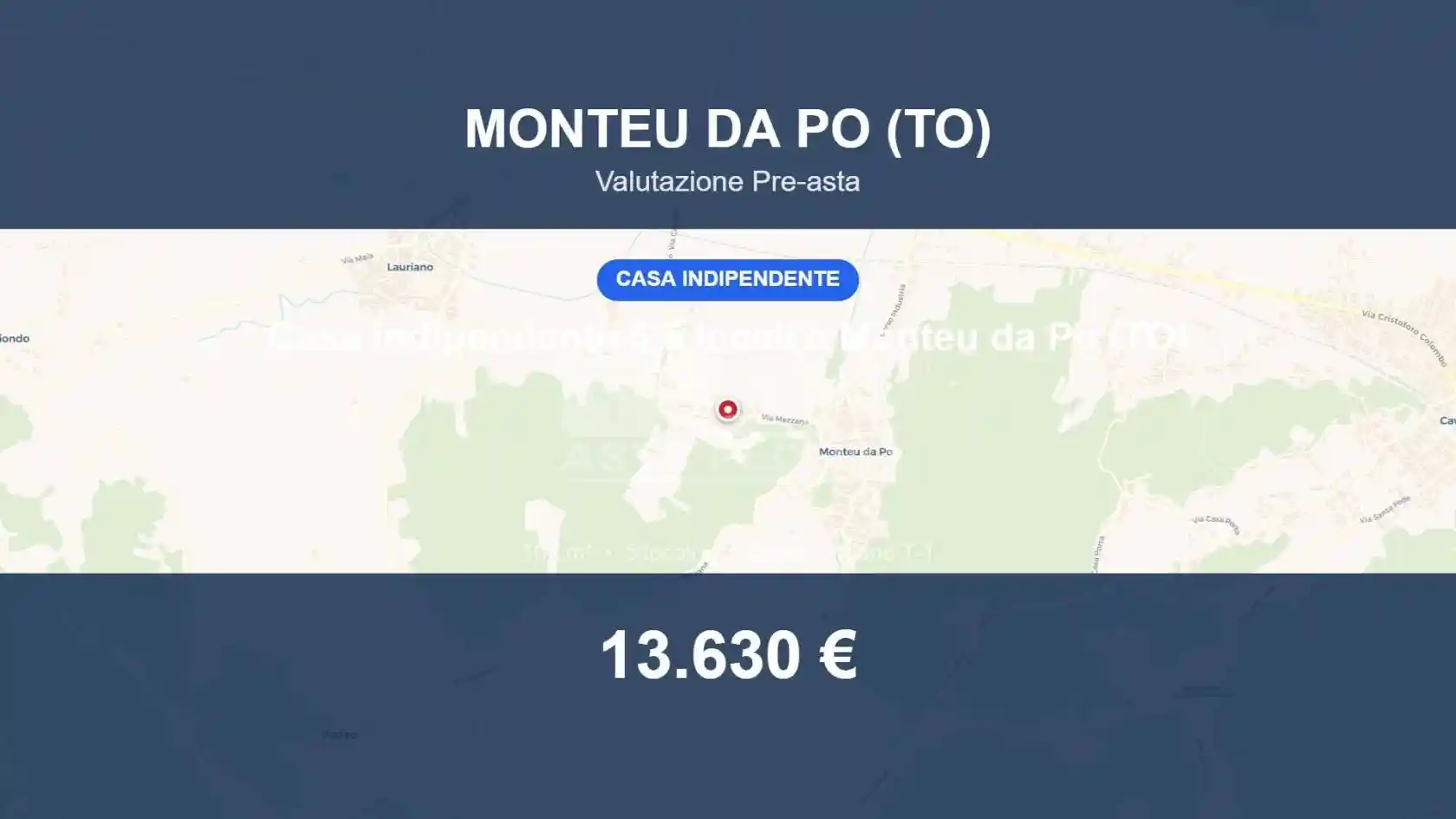 Villa in vendita a Monteu da Po