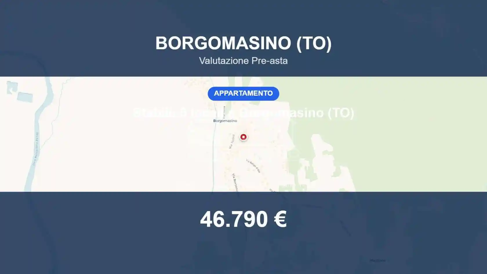 Appartamento in asta a Borgomasino