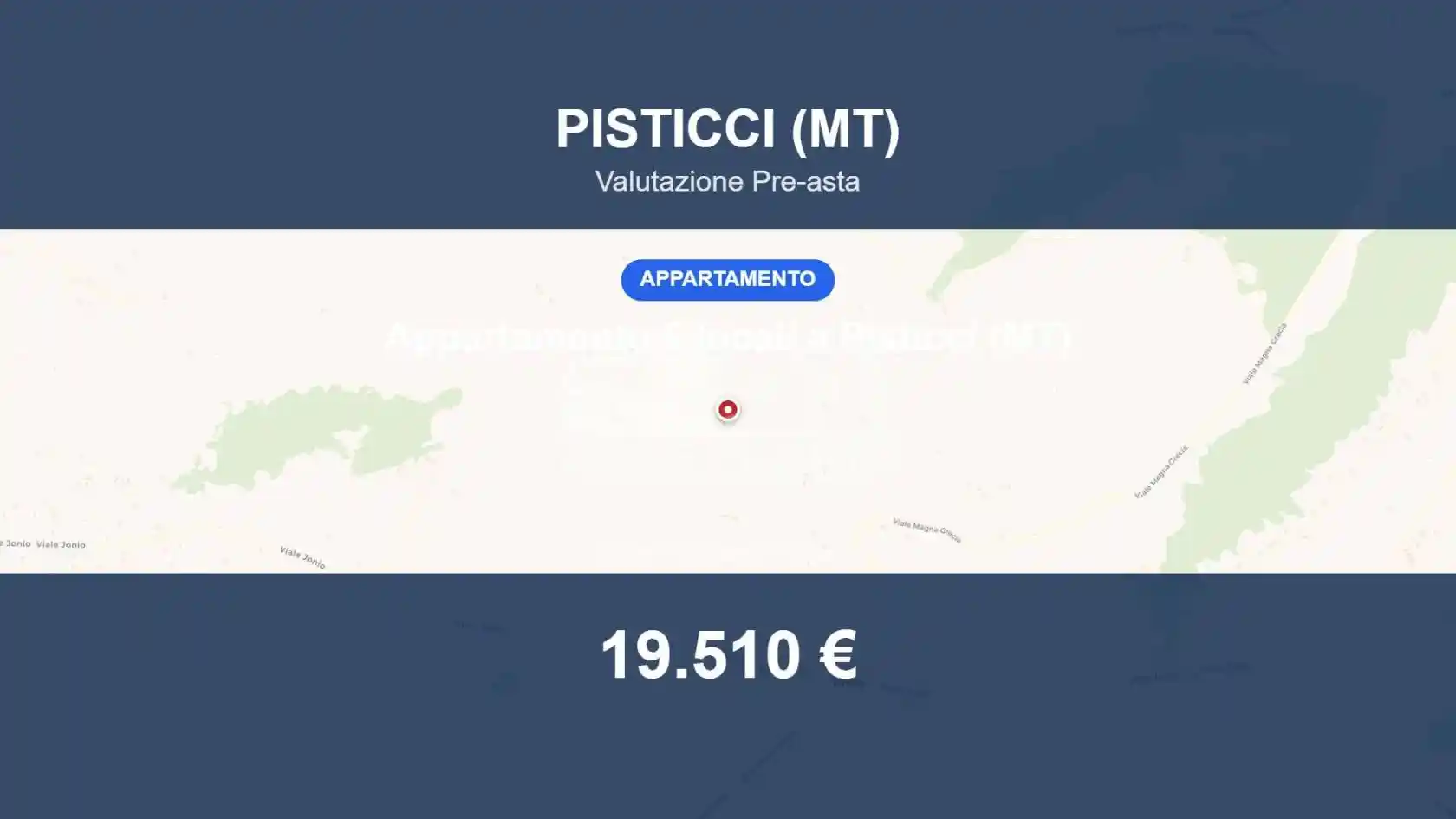 Appartamento in vendita a Pisticci