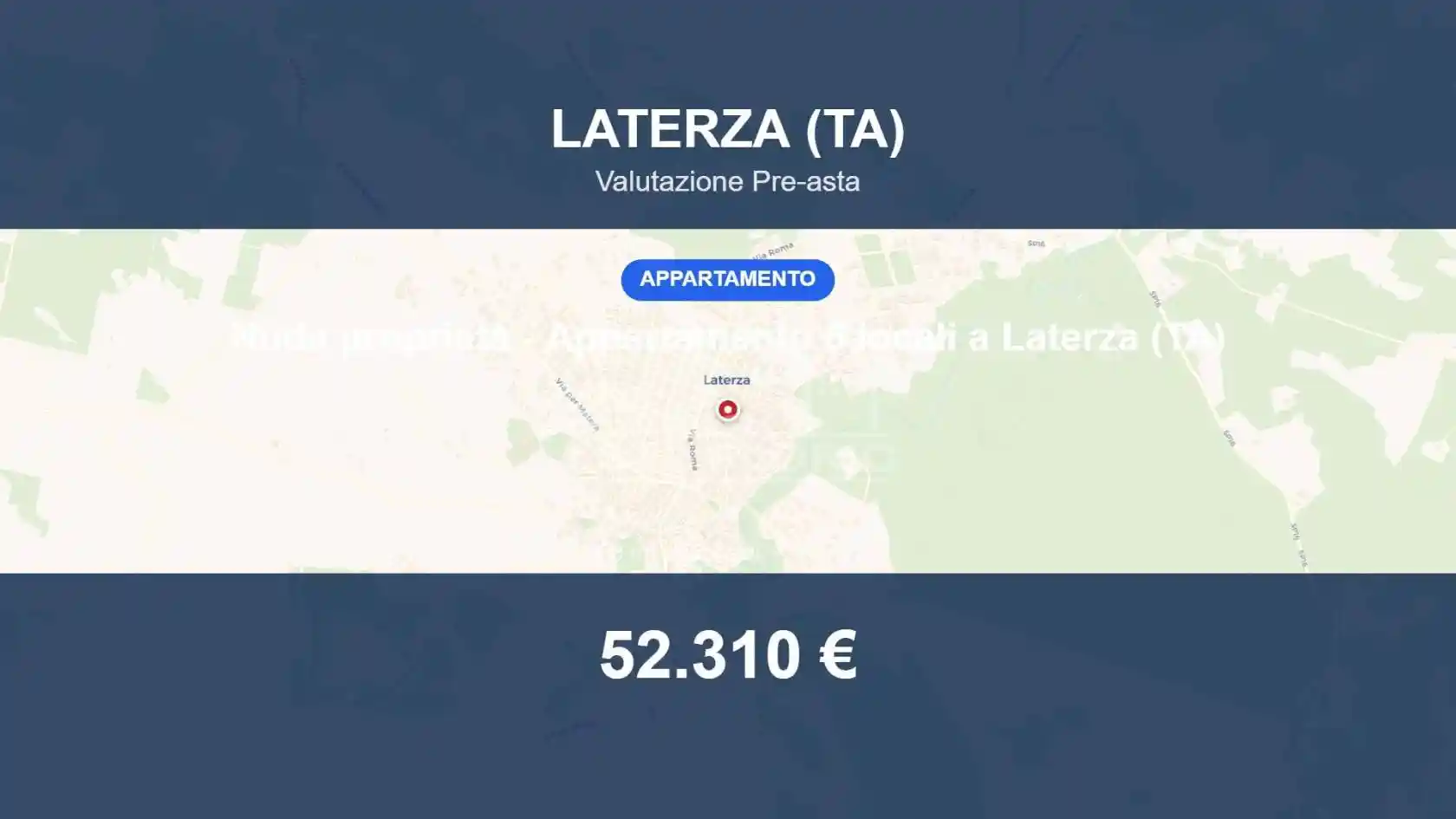 Appartamento in asta a Laterza