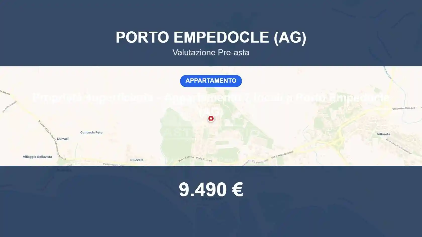 Appartamento in vendita a Porto Empedocle