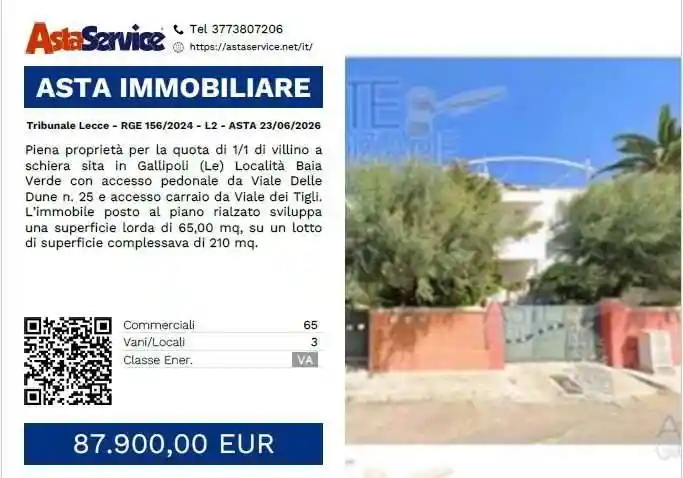 Appartamento in vendita a Gallipoli