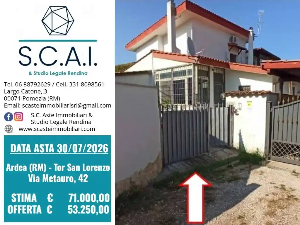 Appartamento in vendita a Ardea