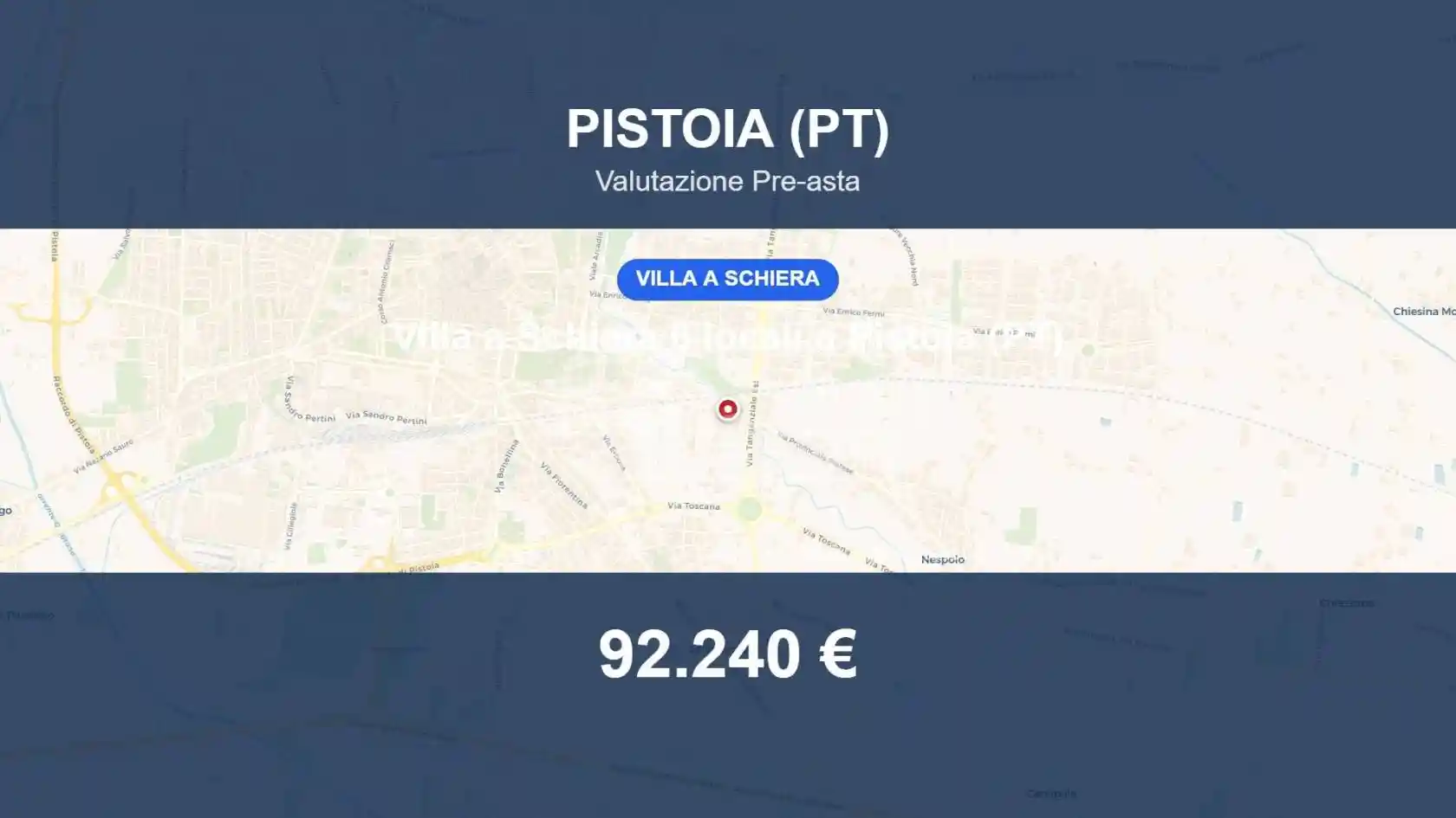 Villetta a schiera in vendita a Pistoia