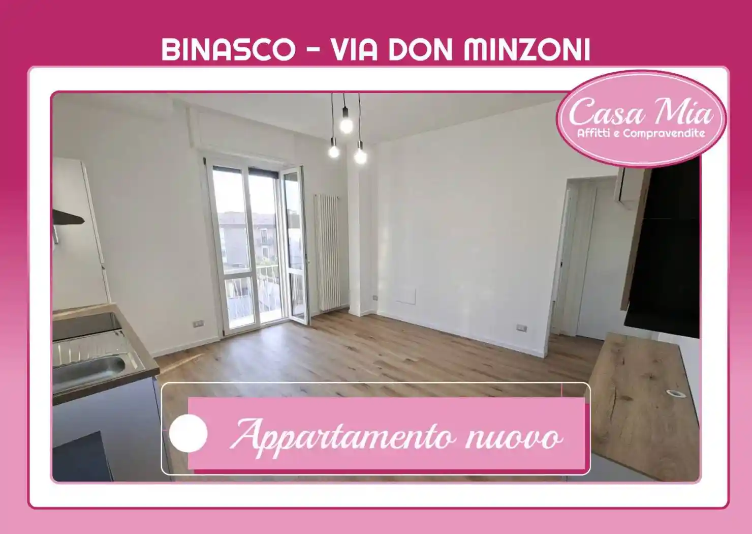 Appartamento in affitto a Binasco