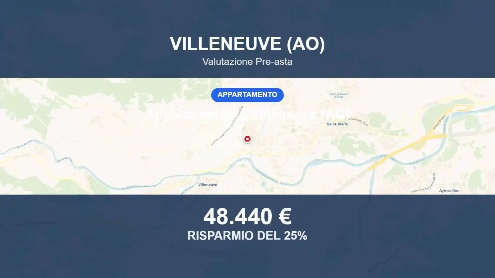 Appartamento in vendita a Villeneuve