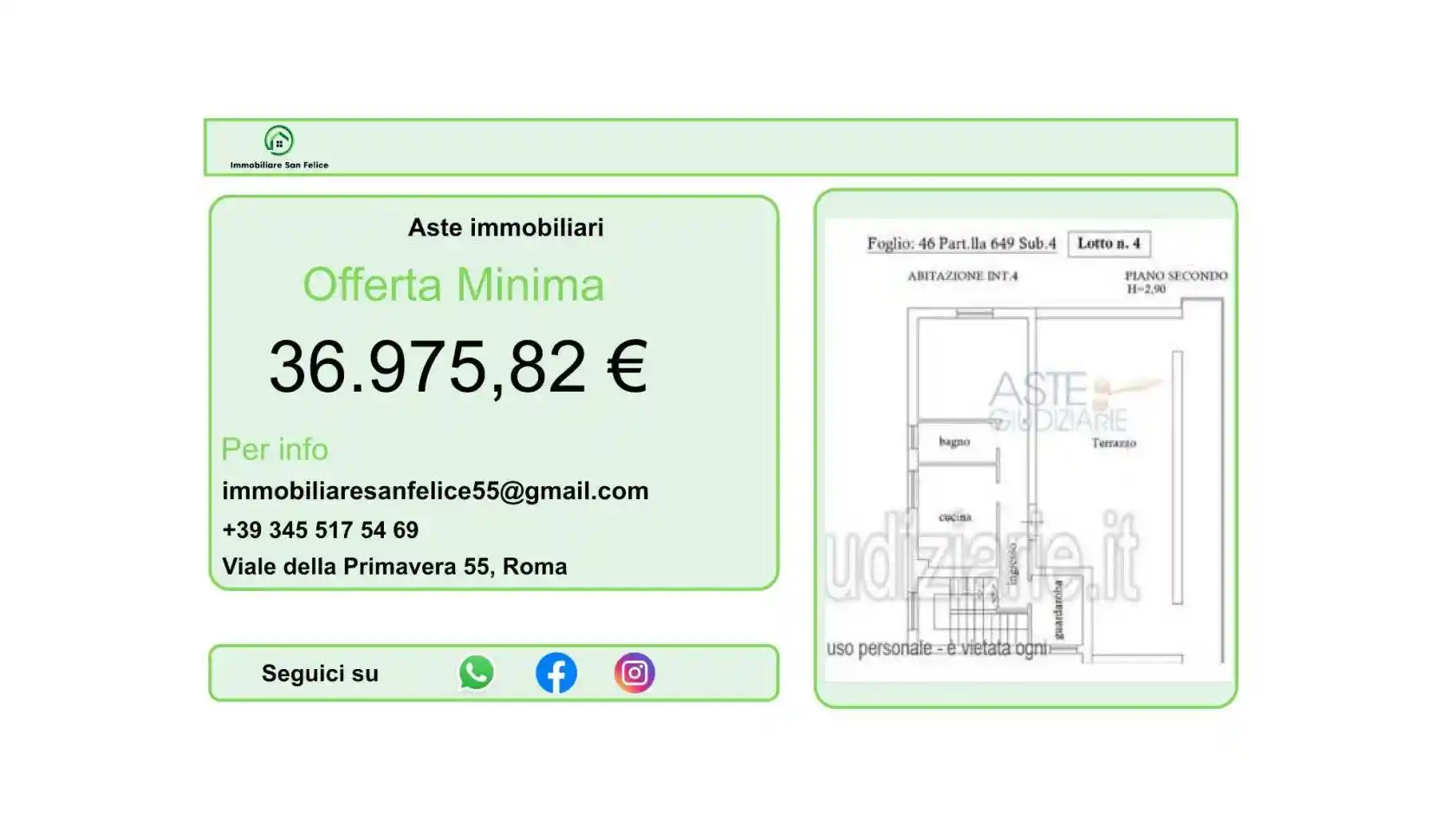 Appartamento in asta a Ardea