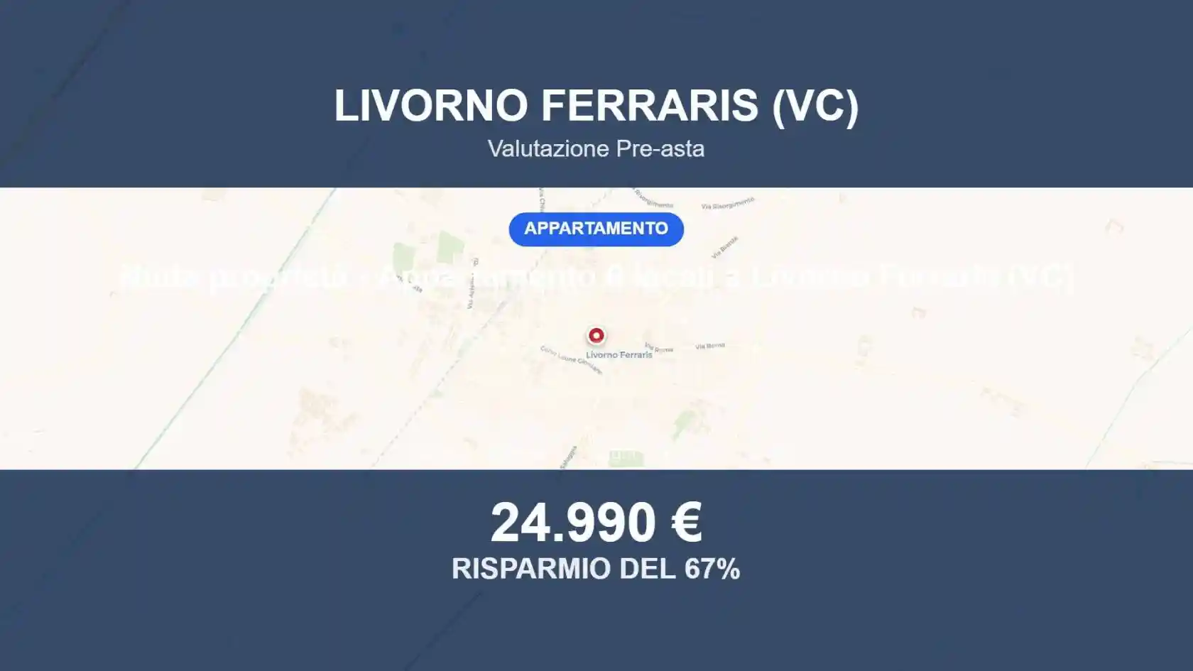 Appartamento in vendita a Livorno Ferraris