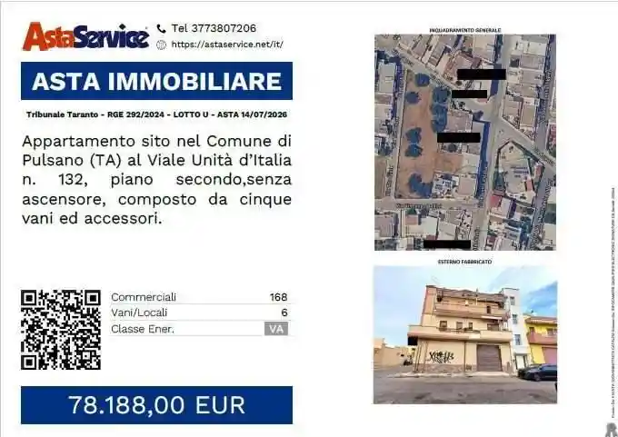 Appartamento in vendita a Pulsano