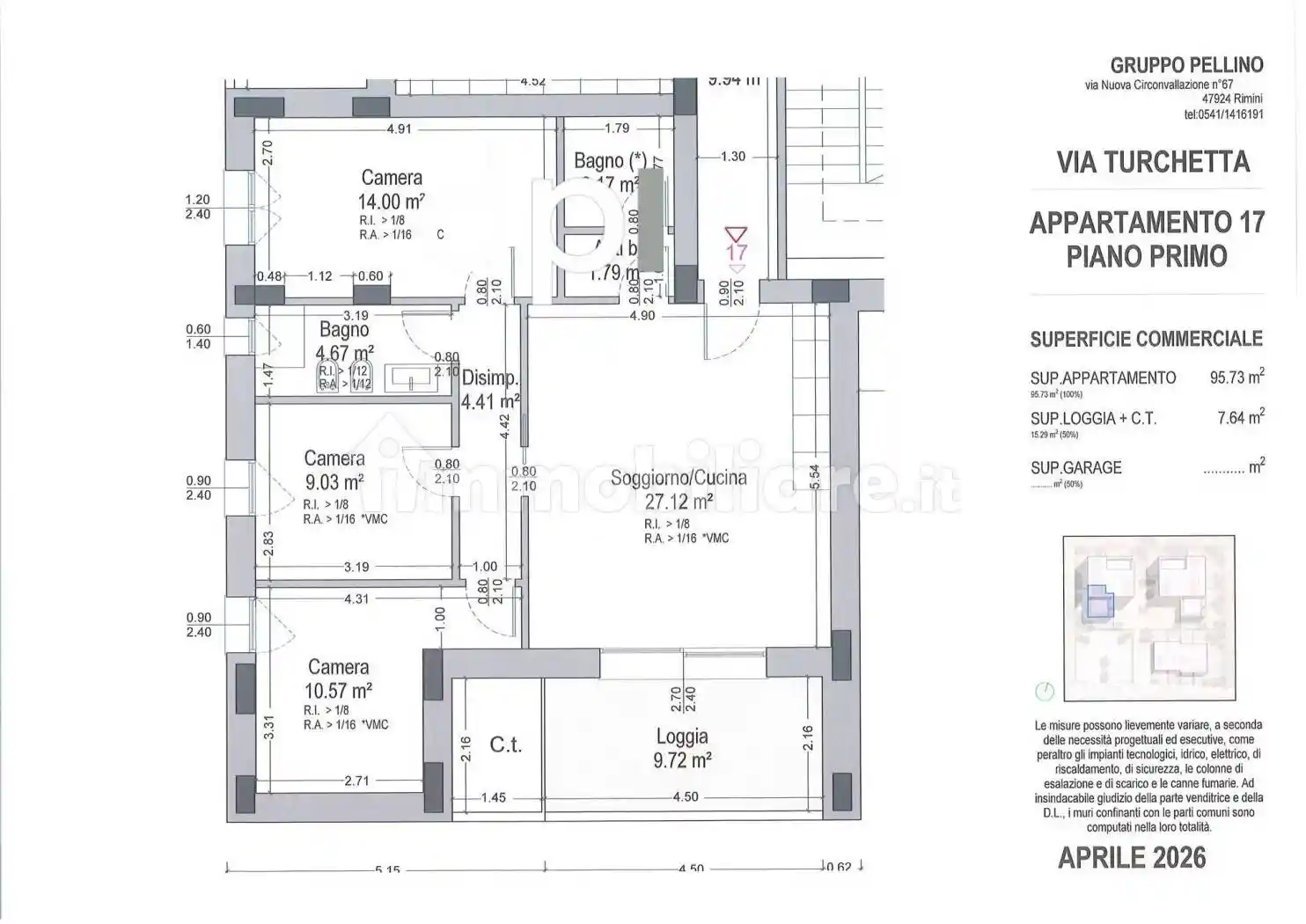 Appartamento in vendita a Rimini