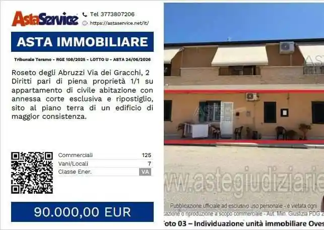 Appartamento in vendita a Roseto degli Abruzzi