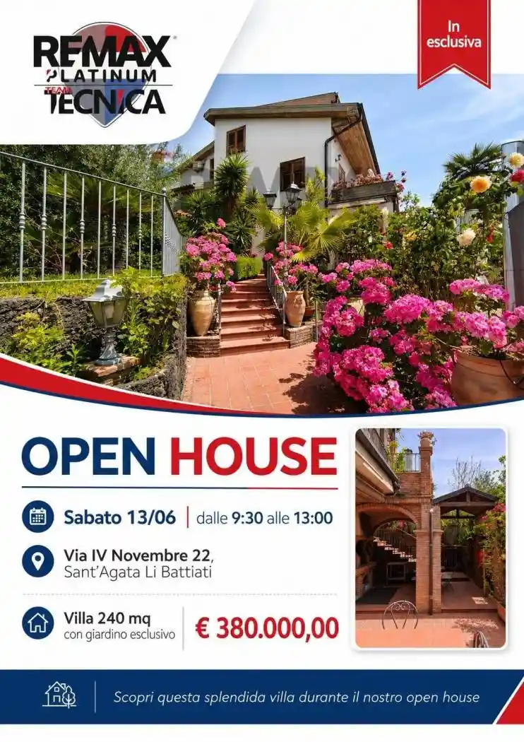 Villa in vendita a Sant'Agata li Battiati