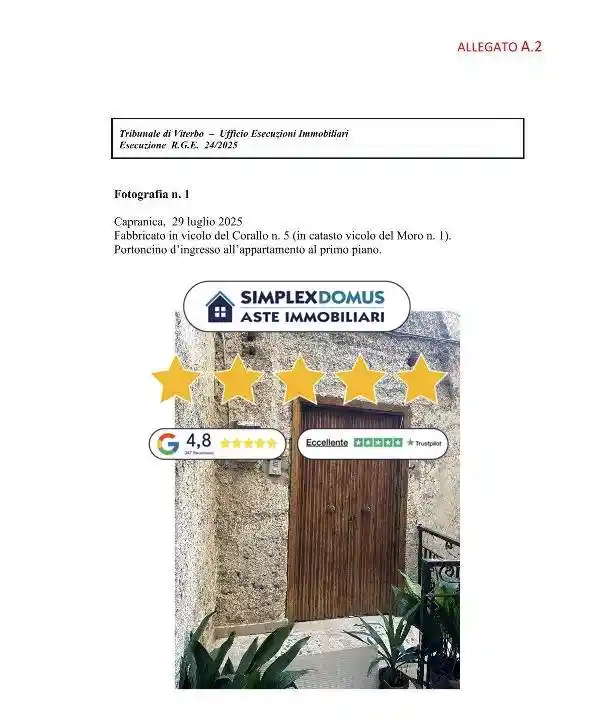 Appartamento in vendita a Capranica