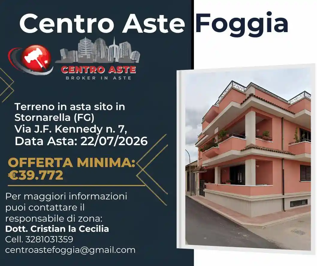 Appartamento in asta a Stornarella