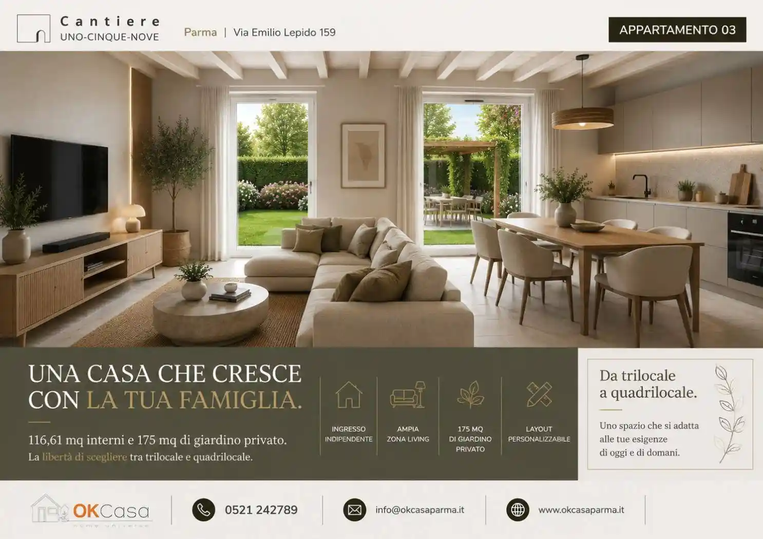 Appartamento in vendita a Parma