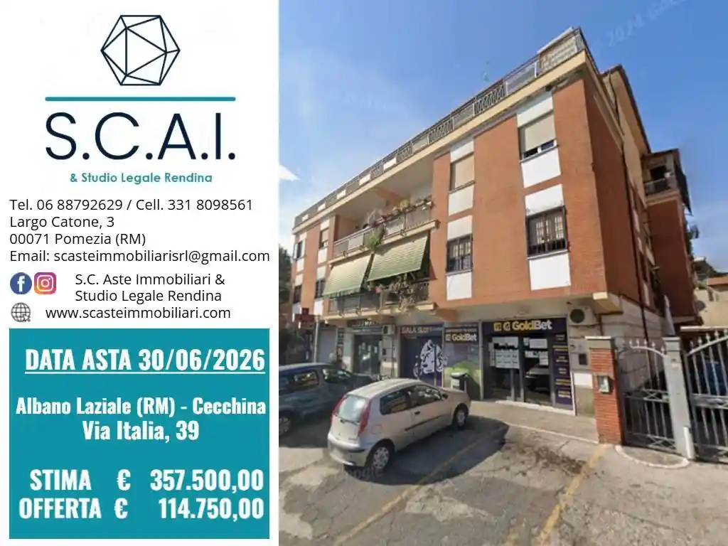 Appartamento in vendita a Albano Laziale