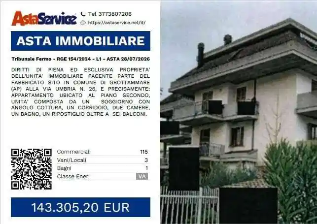 Appartamento in vendita a Grottammare