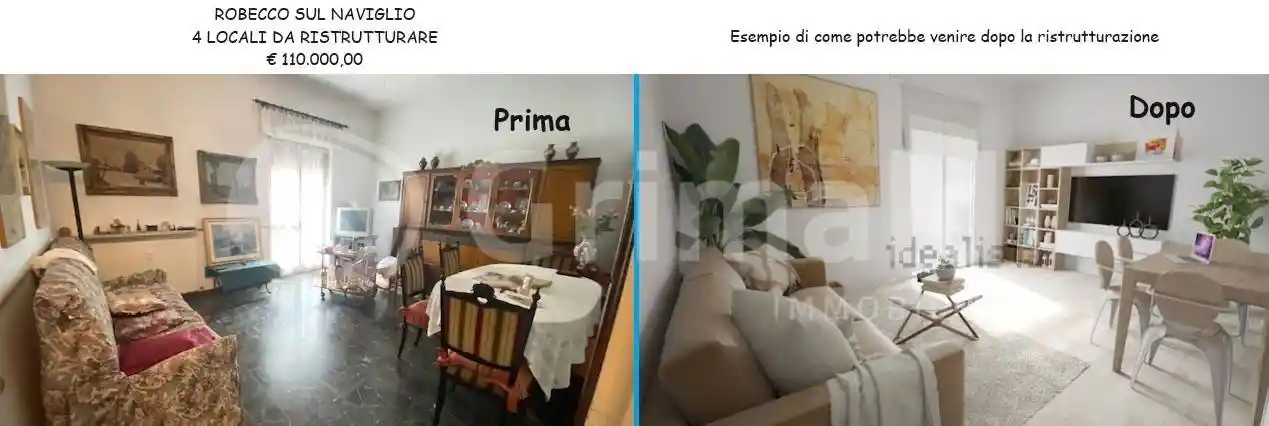 Appartamento in vendita a Robecco sul Naviglio