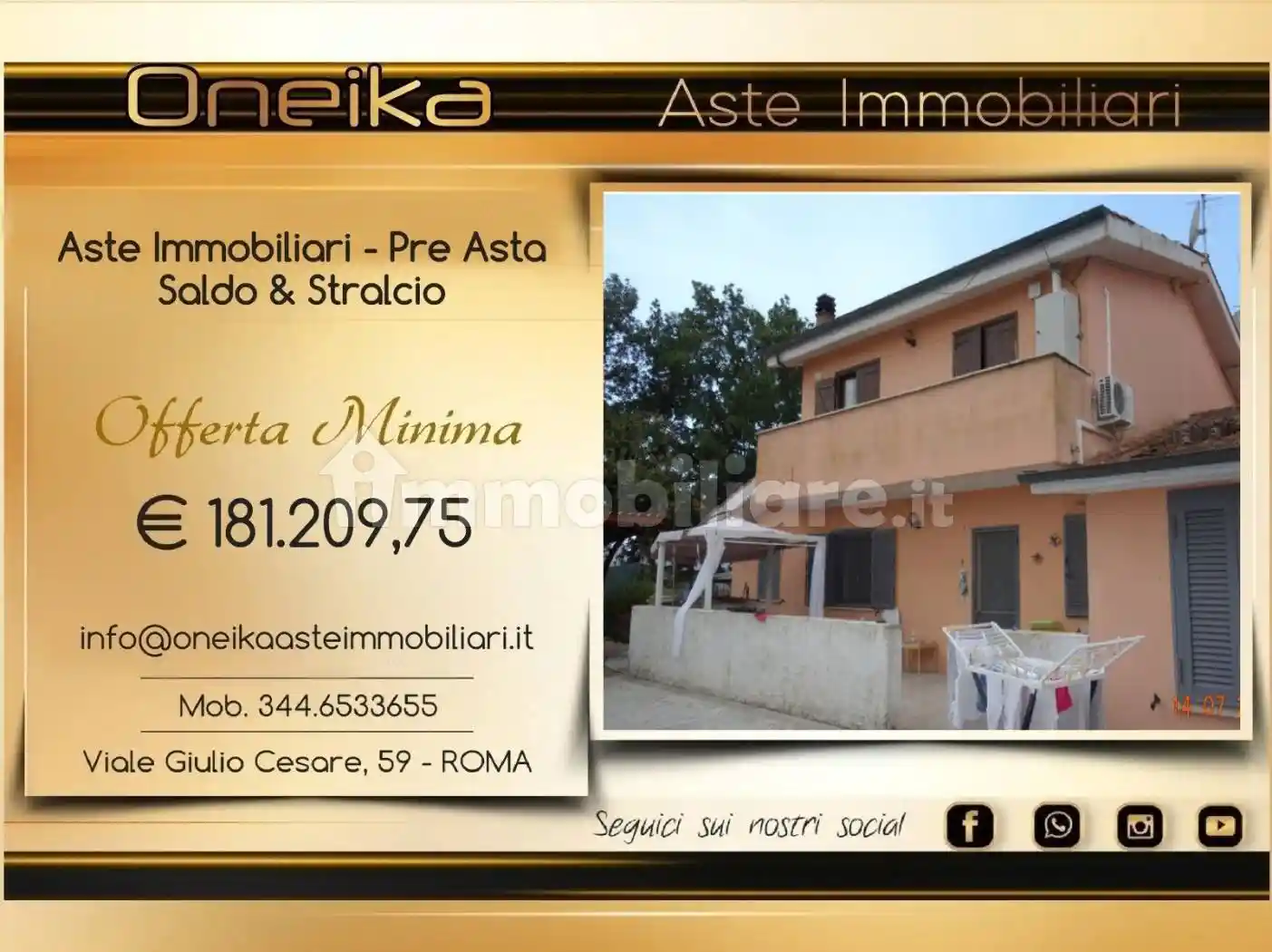 Villa in vendita a Sabaudia