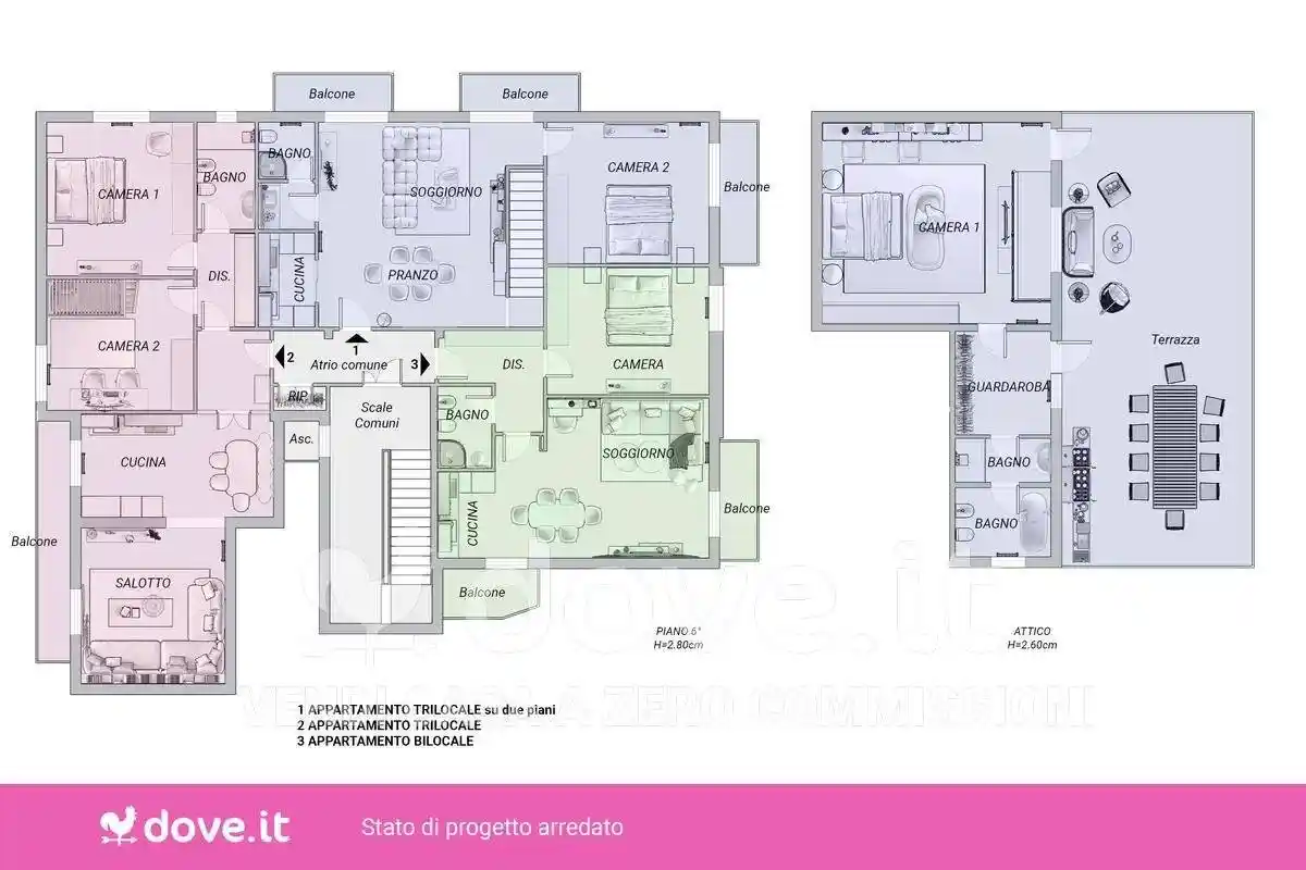 Attico - Mansarda in vendita a Prato