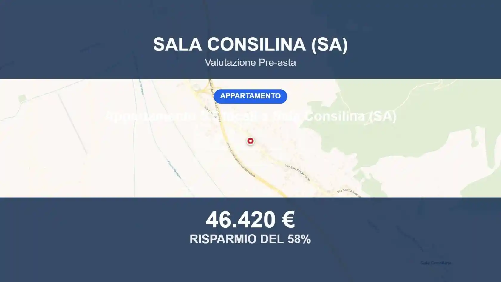 Appartamento in vendita a Sala Consilina