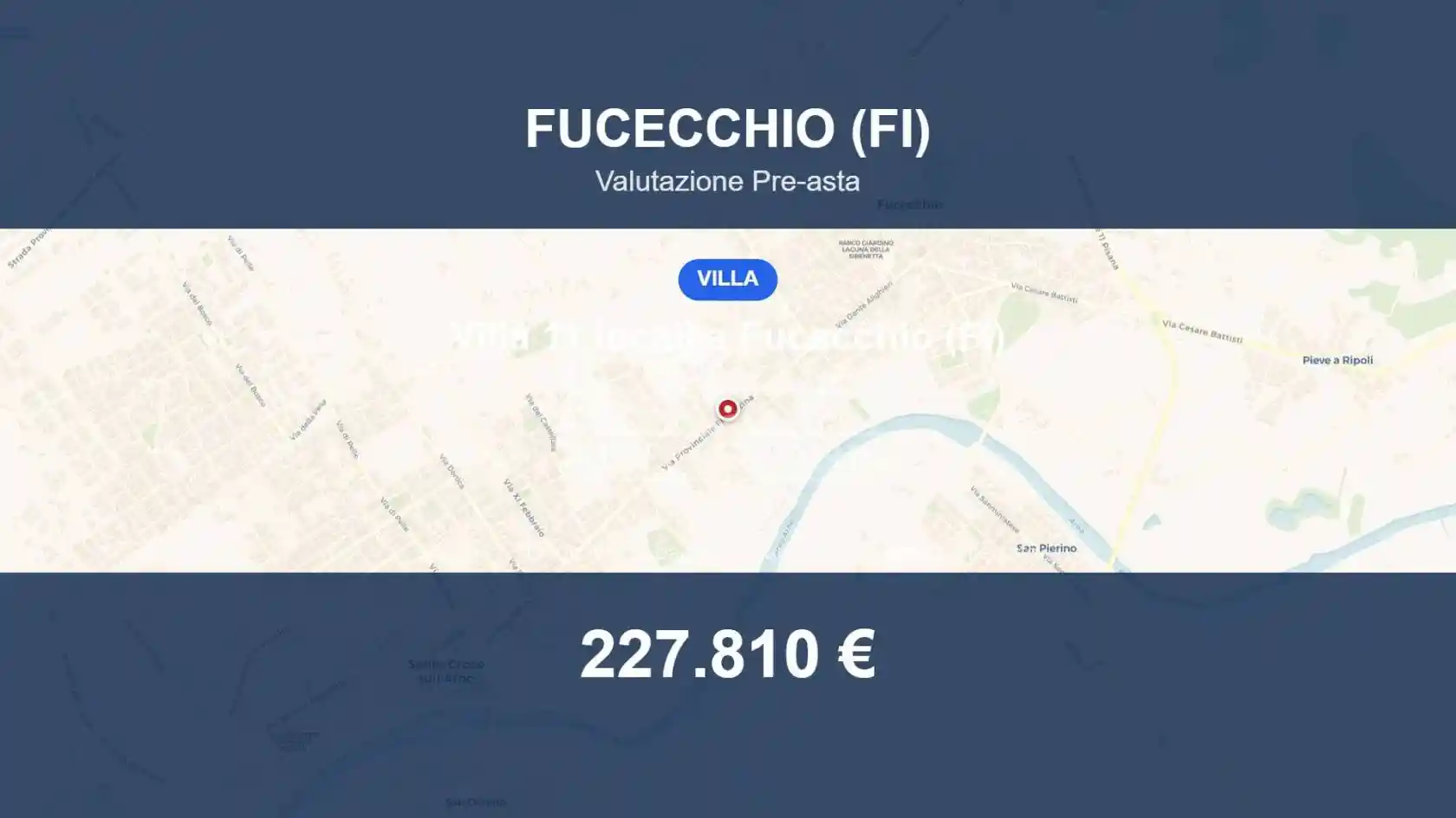Villa in vendita a Fucecchio