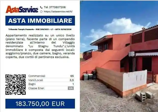 Appartamento in vendita a Golfo Aranci