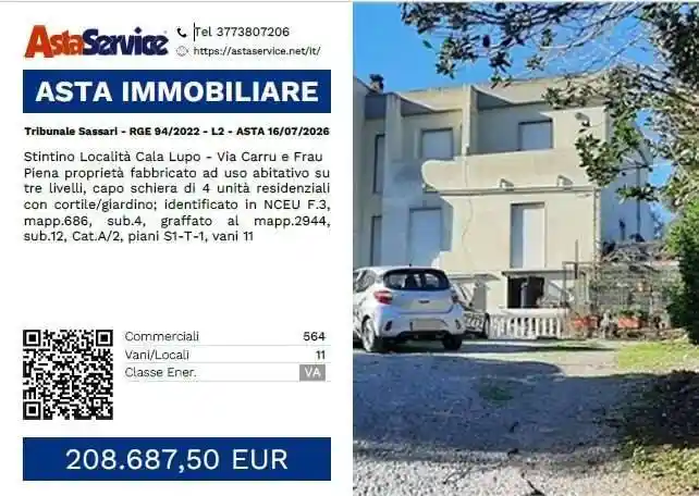 Villa in vendita a Stintino