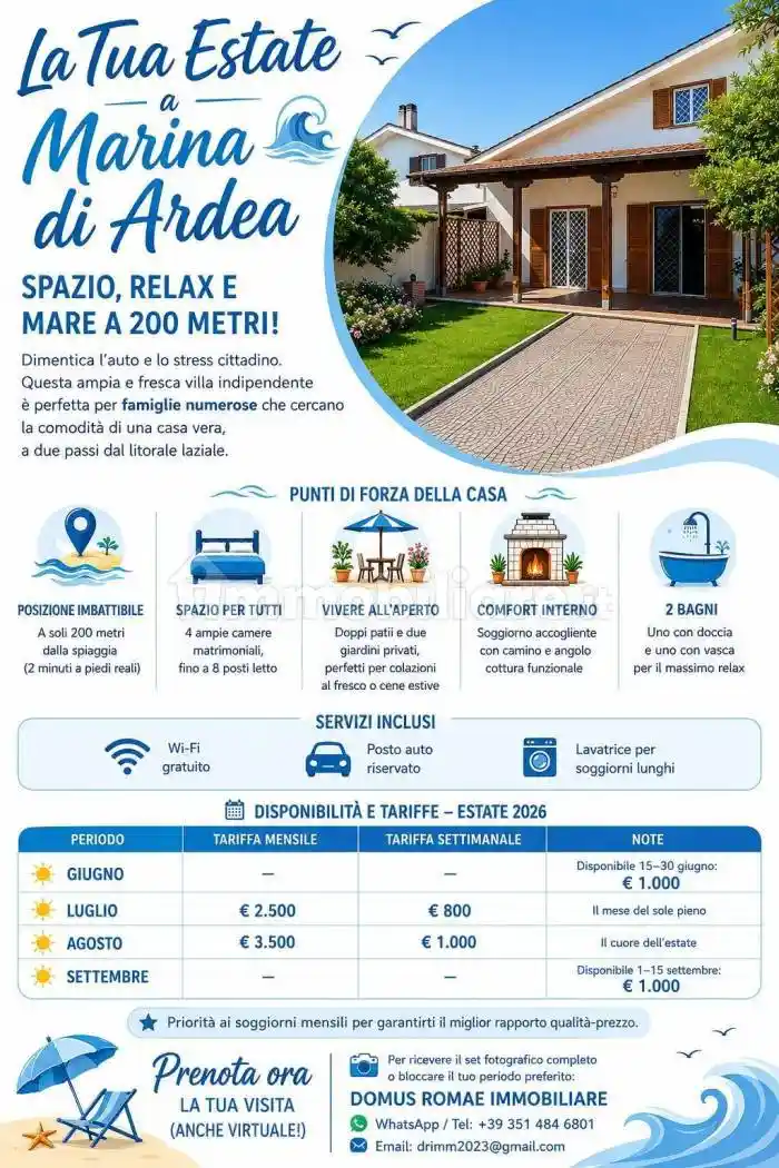 Villa in affitto a Ardea