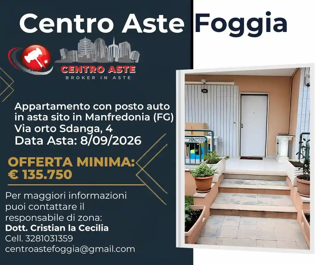 Appartamento in asta a Manfredonia