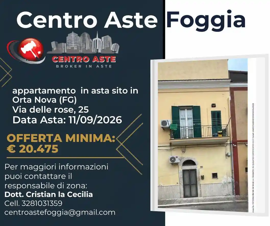Appartamento in asta a Orta Nova