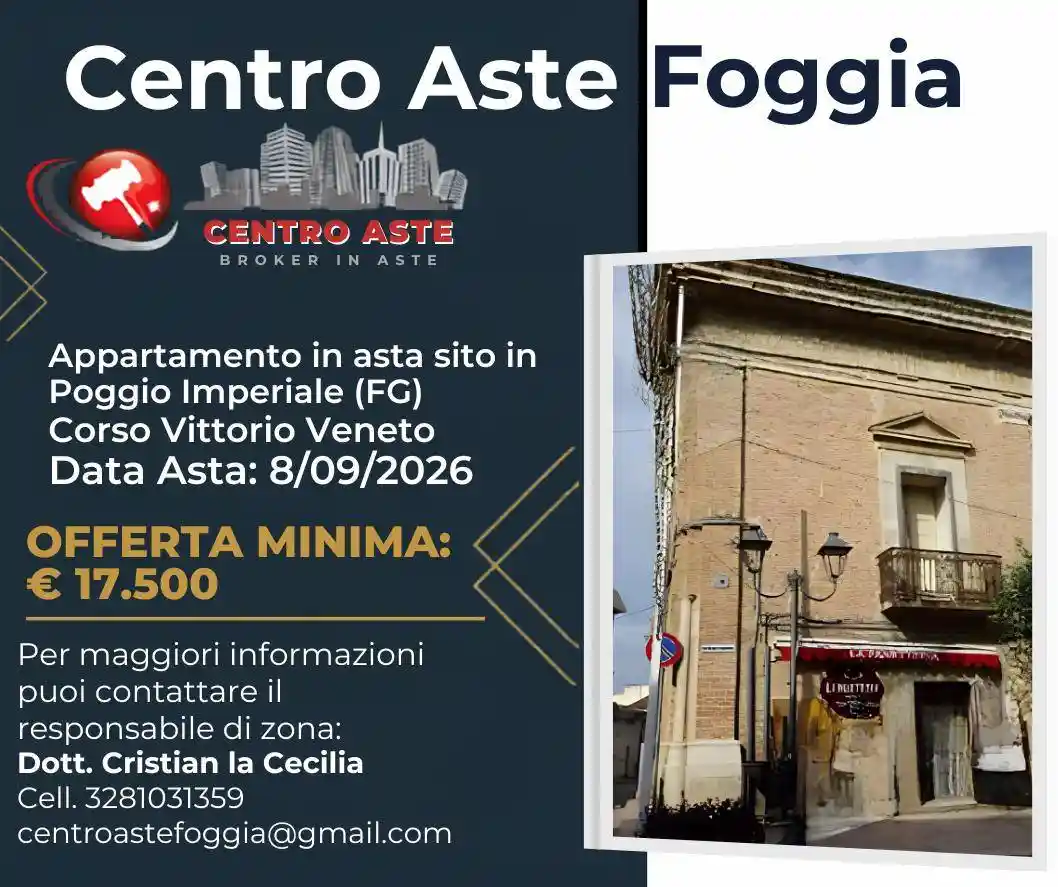 Appartamento in asta a Poggio Imperiale