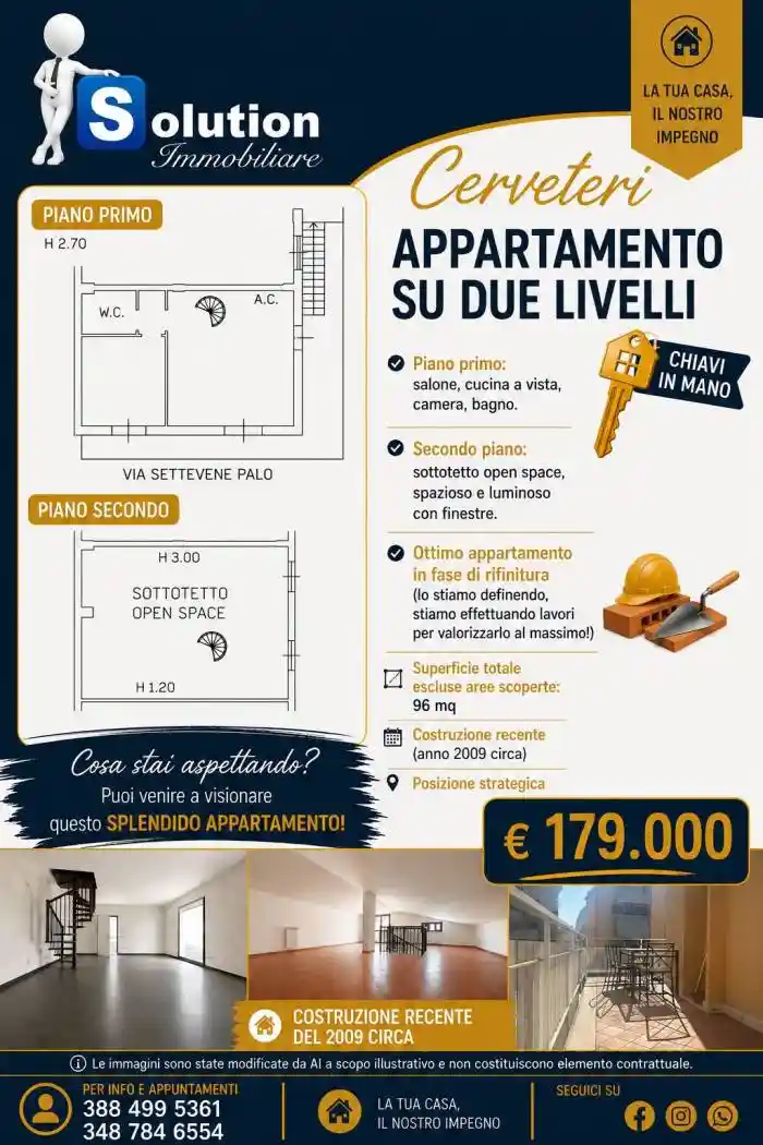 Appartamento in vendita a Cerveteri
