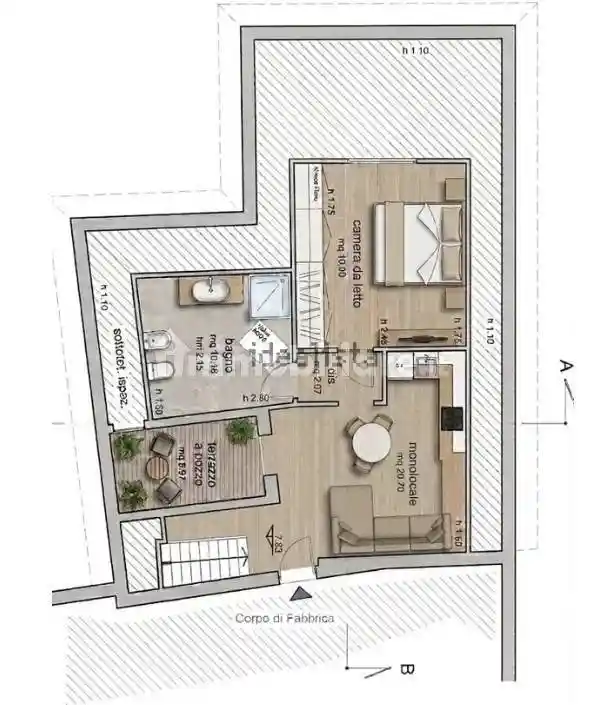Attico - Mansarda in vendita a Tovo San Giacomo