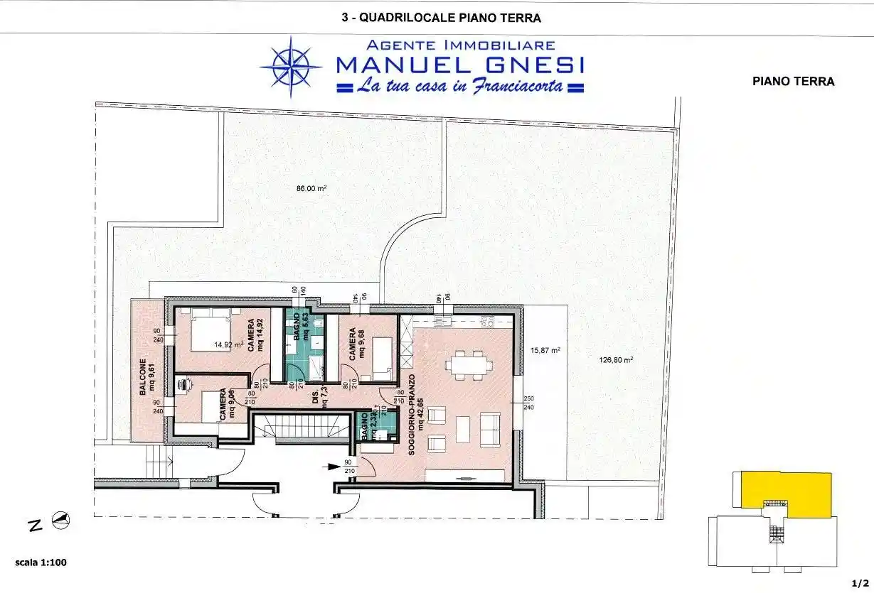 Appartamento in vendita a Monticelli Brusati