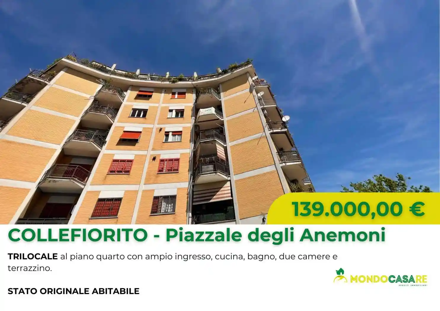 Appartamento in vendita a Guidonia Montecelio