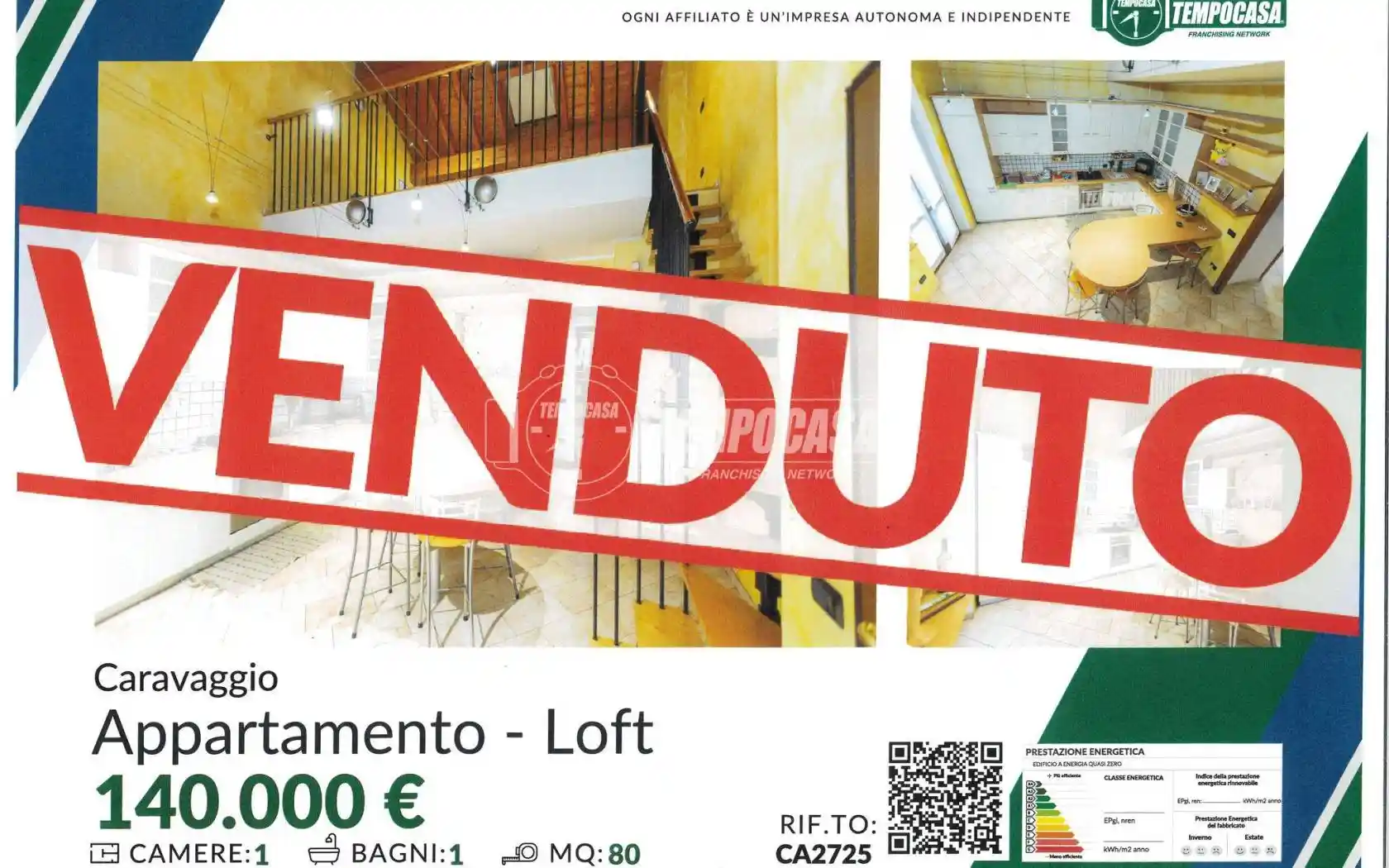 Appartamento in vendita a Caravaggio