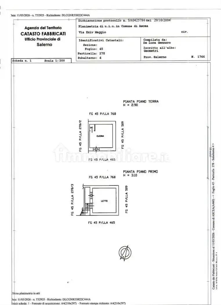 Appartamento in vendita a Ascea