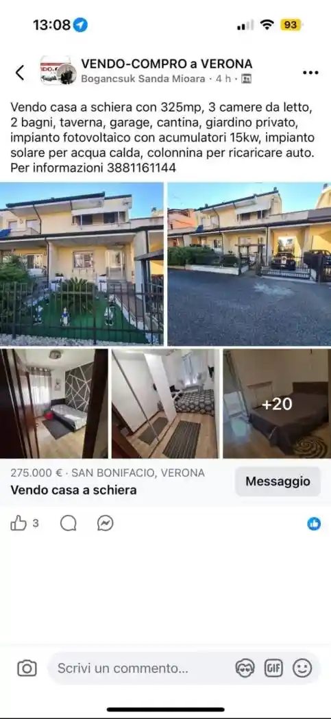 Villetta a schiera in vendita a San Bonifacio